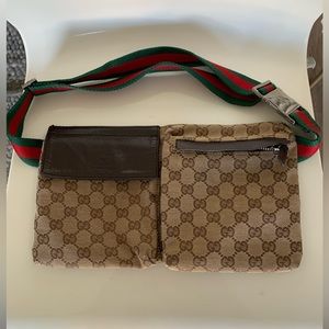 Gucci GG logo belt bag/fanny pack